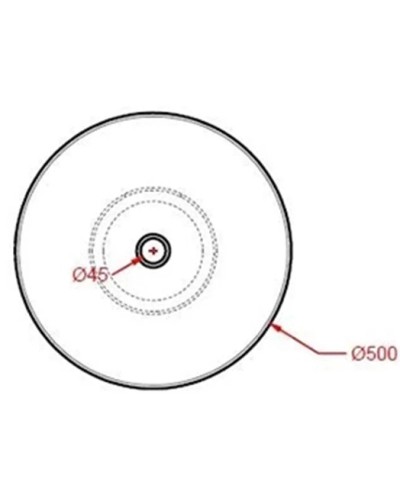 Раковина 50x50 см Artceram Jolie JOL001 01 00