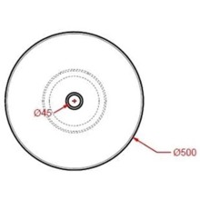 Раковина чаша 50х50 см Artceram Jolie JOL001 17 00