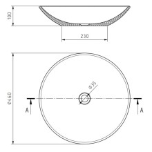 Раковина 46x46 см Migliore Arena 31565