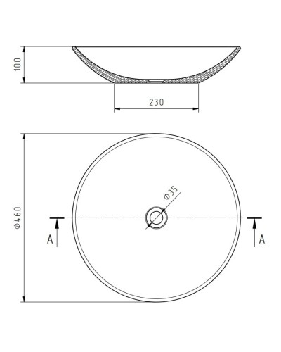 Раковина 46x46 см Migliore Arena 31565