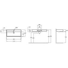 Раковина 101х46,3 см Jacob Delafon Vivienne EXBJ112-BCM