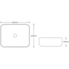 Раковина 50х39,5 см SantiLine SL-7029