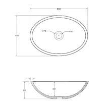 Раковина 60х40 см NT Bagno Milano NT401