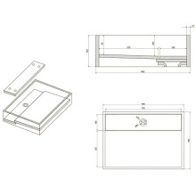 Раковина 60х40 см NT Bagno Trento NT402