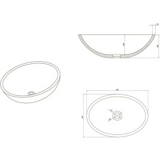 Раковина 50х35 см NT Bagno Ravenna NT403