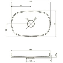 Раковина 55х36 см NT Bagno Viva NT704