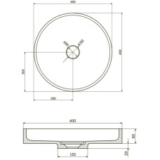 Раковина 40х40 см NT Bagno Fanello NT705