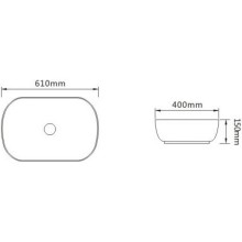 Раковина 61х40 см SantiLine SL-1091