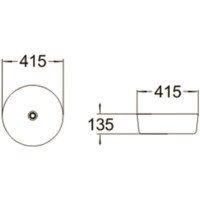 Раковина 41,5х41,5 см SantiLine SL-7021