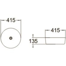 Раковина 41,5х41,5 см SantiLine SL-7021