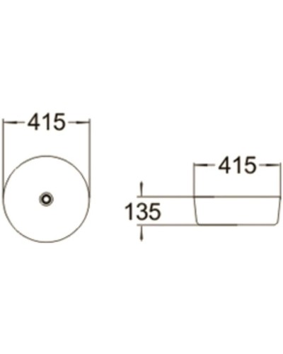 Раковина 41,5х41,5 см SantiLine SL-7021
