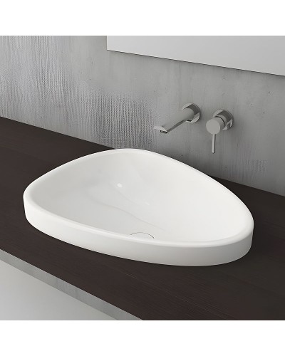 Раковина Bocchi Etna 58 1112-001-0125 Белая глянцевая