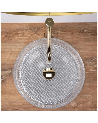 Раковина 35,5х35,5 см Rea Cristal REA-U9670