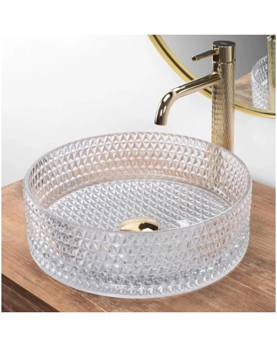 Раковина 35,5х35,5 см Rea Cristal REA-U9670