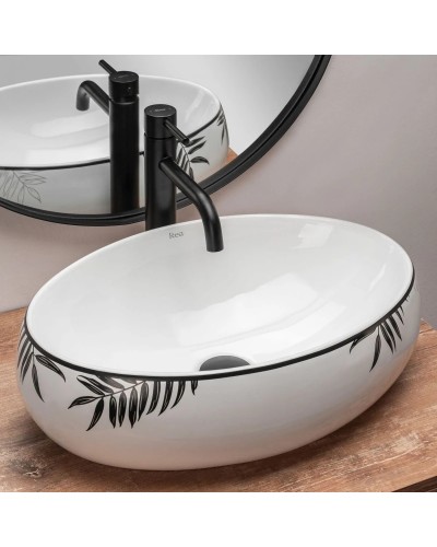 Раковина 46,5х31 см Rea Shila REA-U6655