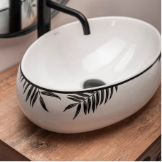 Раковина 46,5х31 см Rea Shila REA-U6655