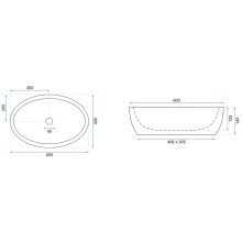 Раковина 60х40,5 см Rea Meryl REA-U8811
