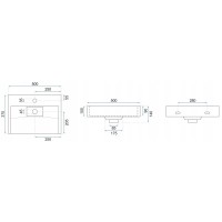Раковина 50х37 см Rea Goya REA-U8778