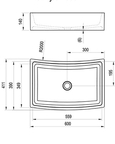 Раковина-чаша Ravak Formy 02 60 XJM01260000 Белая