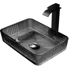 Раковина 46х33 см Abber Glas AK2312B