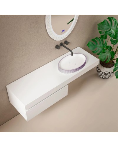 Раковина 50х32 см Abber Stein AS2603Violett