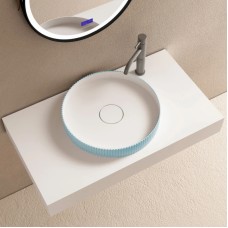 Раковина 40х40 см Abber Stein AS2604Blau