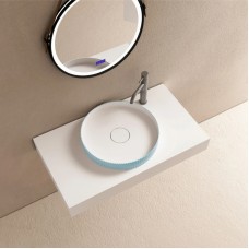 Раковина 40х40 см Abber Stein AS2604Blau