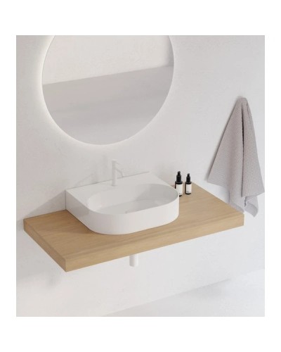 Раковина 55х45 см Ravak Ceramic Slim Wall O XJX01155004