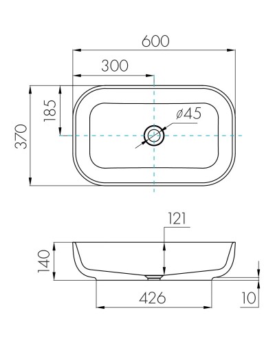 Раковина 60х37 см Акватон Лола 1A73313KLK010