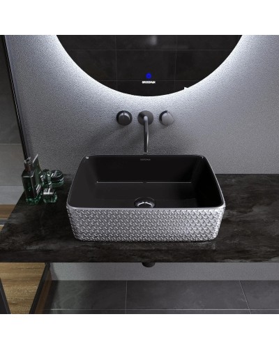 Раковина 48х37 см Grossman GR-3016SBR