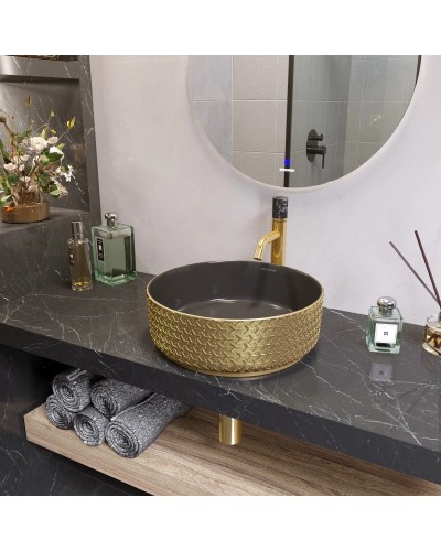 Раковина 35,5х35,5 см Grossman GR-5010GBR