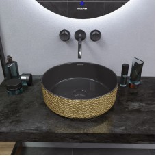 Раковина 35,5х35,5 см Grossman GR-5010GBL