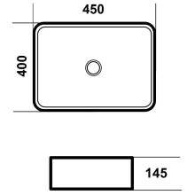 Раковина 45х40 см Grossman GR-3053