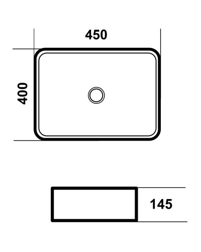 Раковина 45х40 см Grossman GR-3053