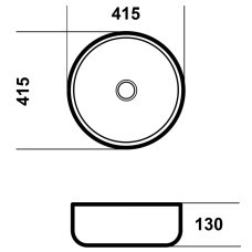 Раковина 41,5х41,5 см Grossman GR-3032