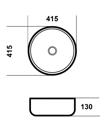 Раковина 41,5х41,5 см Grossman GR-3032