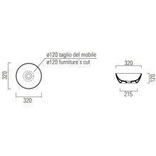 Раковина 32х32 см GSI Pura 885404