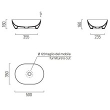 Раковина 50х35 см GSI Pura 886015
