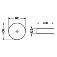 Раковина 40х40 см Vincea VBS-5GL03