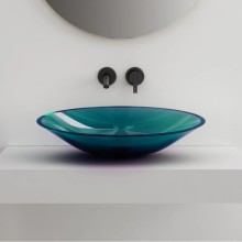 Раковина 53,5х42,5 см Abber Kristall AT2812Aquamarin