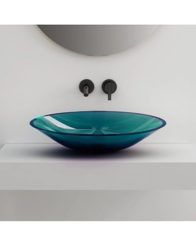 Раковина 53,5х42,5 см Abber Kristall AT2812Aquamarin