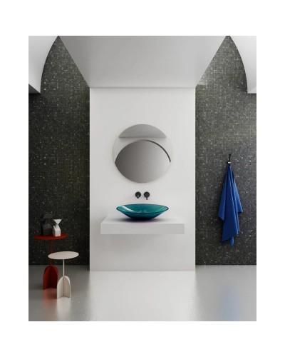 Раковина 53,5х42,5 см Abber Kristall AT2812Aquamarin