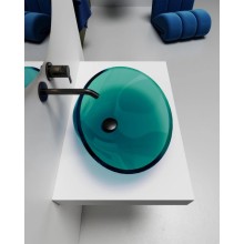 Раковина 53,5х42,5 см Abber Kristall AT2812Aquamarin