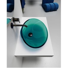 Раковина 53,5х42,5 см Abber Kristall AT2812Aquamarin