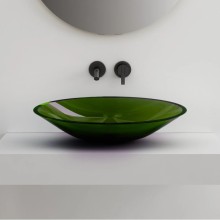 Раковина 53,5х42,5 см Abber Kristall AT2812Emerald