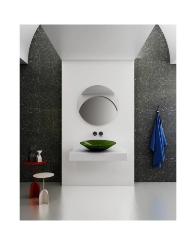 Раковина 53,5х42,5 см Abber Kristall AT2812Emerald