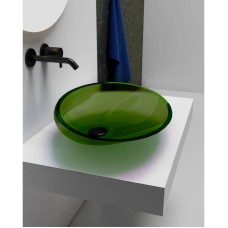 Раковина 53,5х42,5 см Abber Kristall AT2812Emerald