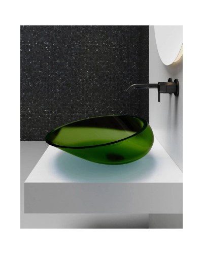 Раковина 53,5х42,5 см Abber Kristall AT2812Emerald