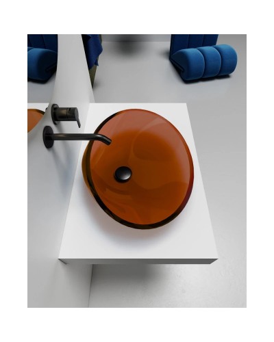 Раковина 53,5х42,5 см Abber Kristall AT2812Opal