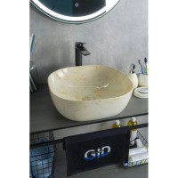 Раковина 42,5х42,5 см GID Stone Edition Mnc542